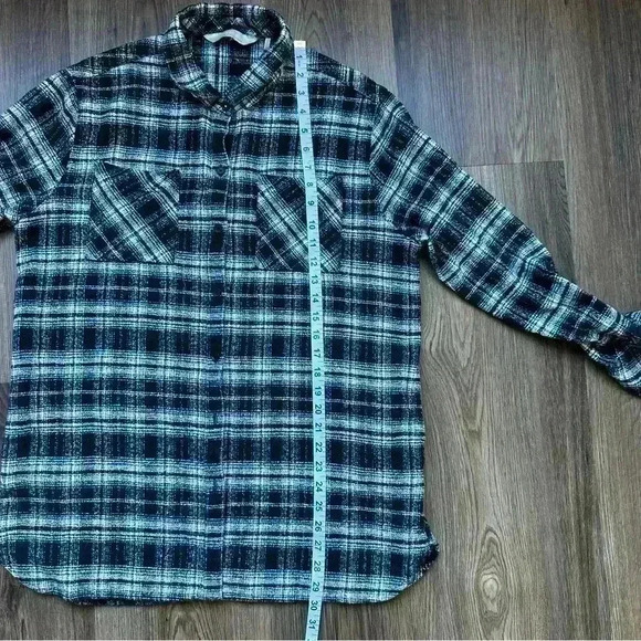 Barbour Mens Plaid Flannel Thora Shirt Sz M* Pockets 100% Cotton Gorpcore Button - Picture 8 of 10